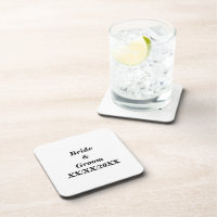 Personalised Bride and Groom with Date