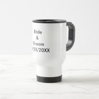Personalised Bride and Groom with Date