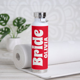Personalised Bride Bachelorette Water Bottle