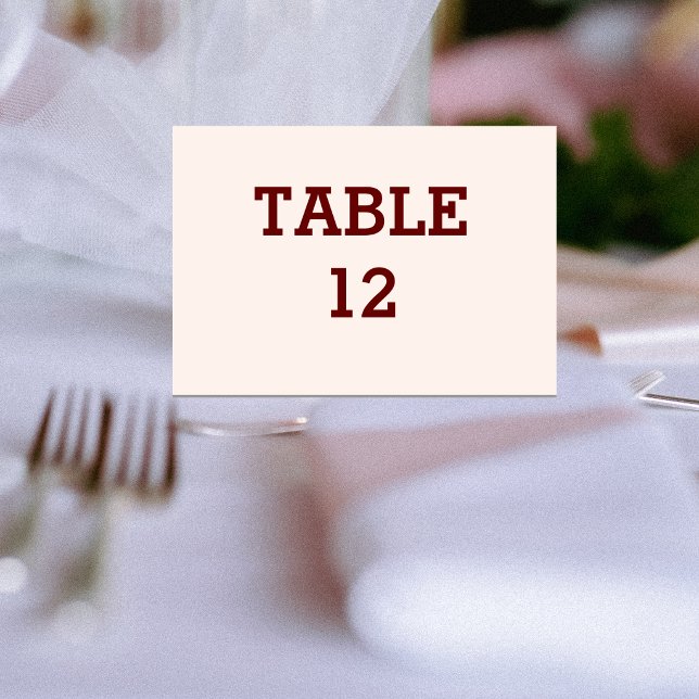 Personalised Bride & Groom Folded Table Card (Personalized Bride & Groom Folded Table Card)