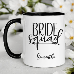 Personalised Bride Squad Mug