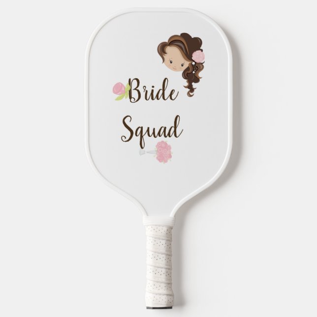 Personalised Bride Squad Sporty Pickleball Paddle (Front)