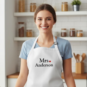 Personalised Bride Standard Apron