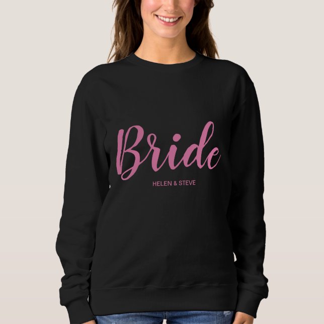 Personalised Bride Sweatshirt (Front)