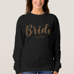 Personalised Bride Sweatshirt