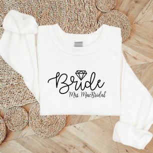 Personalised Bride Sweatshirt Crewneck