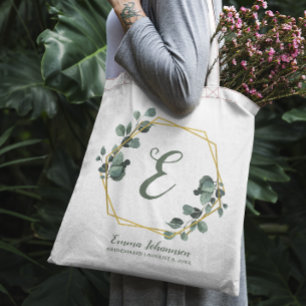 Personalised Bridesmaid Bridal Party Proposal Tote Bag