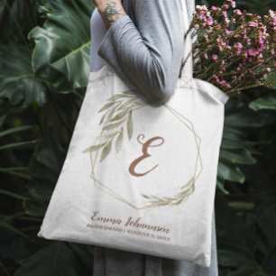 Personalised Bridesmaid Bridal Party Proposal Tote Bag