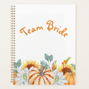 Personalised Bridesmaid Gift Fall Wedding Theme Planner