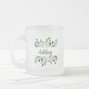 Personalised Bridesmaid Gifts Gifts for Her Frosted Glass Coffee Mug