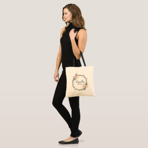 Personalised Bridesmaid Maid of Honour Wedding Tote Bag