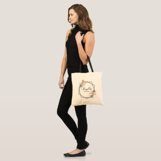 Personalised Bridesmaid Maid of Honour Wedding Tote Bag