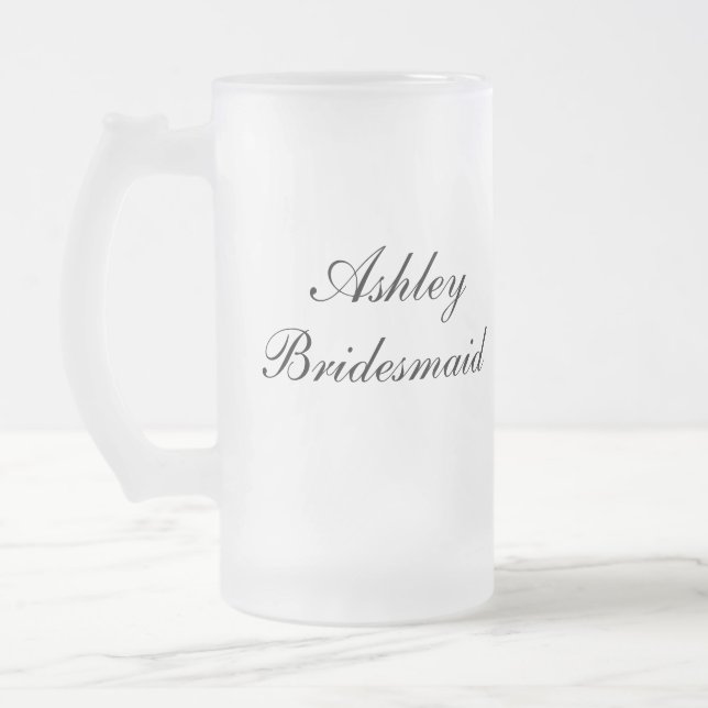 Personalised Bridesmaid Mug (Left)