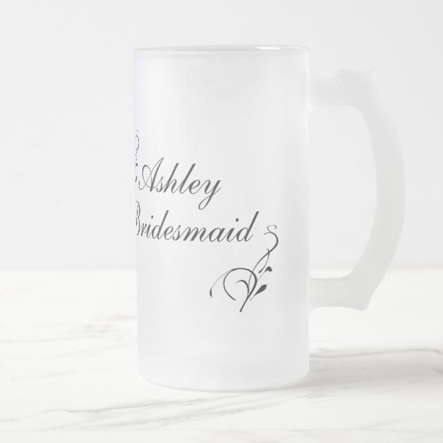Personalised Bridesmaid Mug (Right)