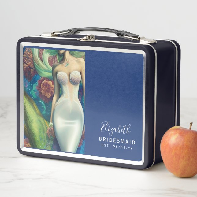 Personalised Bridesmaid Proposal Box Beach (In Situ)