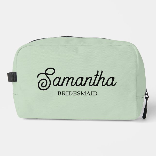 Personalised Bridesmaid Proposal Gift Bachelorette Dopp Kit (Front)