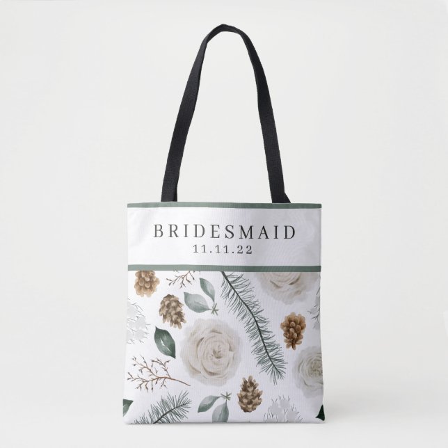 Personalised Bridesmaid Tote Bag (Front)