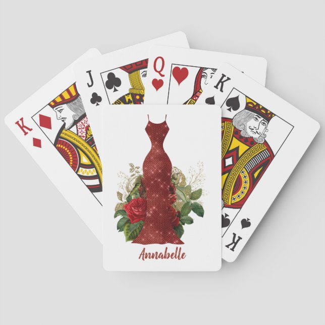 Personalised Bridesmaid's Gifts Playing Cards (Back)