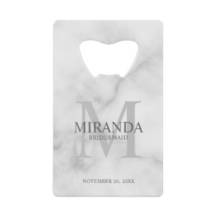 Personalised Bridesmaid's Monogram and Name