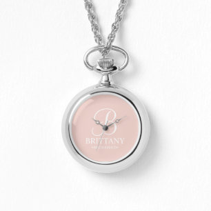 Personalised Bridesmaid's Name and Monogram Watch