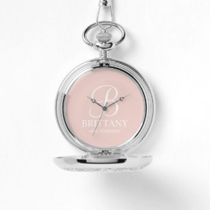 Personalised Bridesmaid's Name and Monogram Watch