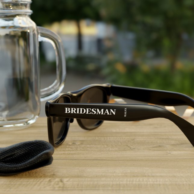 Personalised Bridesman Wedding Party Sunglasses (Creator Uploaded)