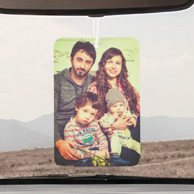 Personalised Bright Filter Family Photo Keepsake Car Air Freshener (Creator Uploaded)