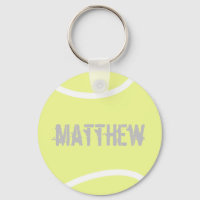 Personalised Bright Yellow Tennis Ball