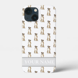 Personalised Brindle Boxer Dog iPhone 13 Mini Case