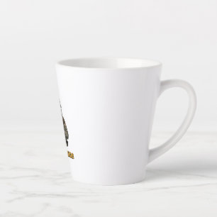 Personalised British Shorthair Military Cat Latte Mug