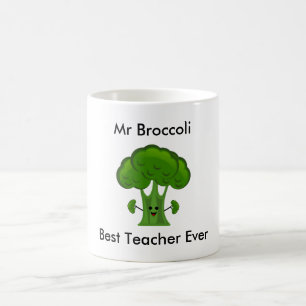 Personalised, Broccoli, Best Teacher Ever Coffee Mug