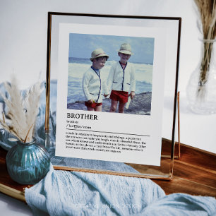 Personalised Brother Definition Quote Wall Art