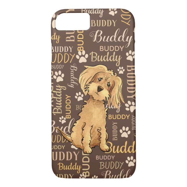 Personalised Brown Dog Case-Mate iPhone Case (Back)