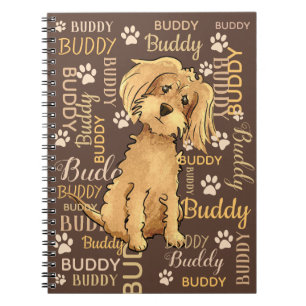 Personalised Brown Dog Notebook