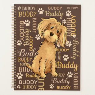 Personalised Brown Dog Planner
