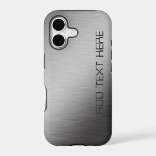Personalised Brushed Metal