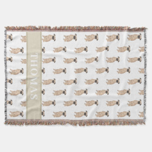 Personalised Brussels Griffon Throw Blanket