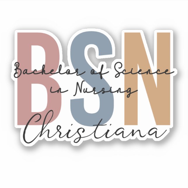 Personalised BSN Bachelor of Science in Nursing (Front)