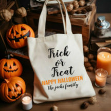 personalised bucket, personalised trick or treat 