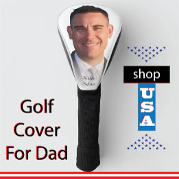 ⛳ Personalised Budget-Friendly Father Gift Golf Head Cover
