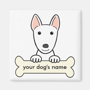 Personalised Bull Terrier Magnet