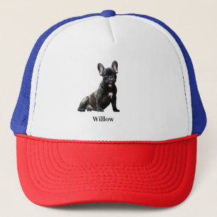 Personalised Bulldog Puppy Pet Trucker Hat