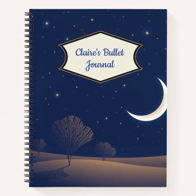 Personalised Bullet Journal (Front)