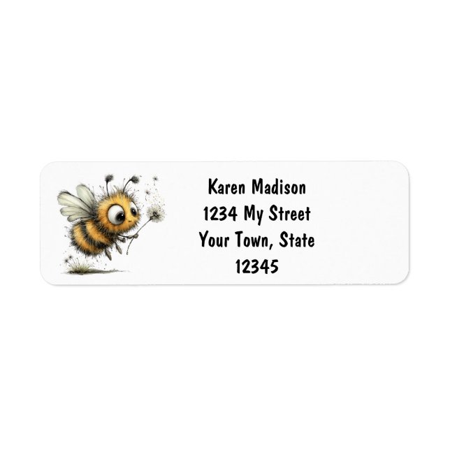 Personalised Bumble Bee  (Front)