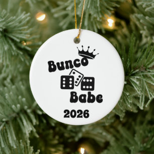 Personalised Bunco Babe Ornament