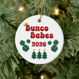Personalised Bunco Babes Ornament