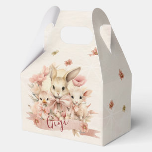 Personalised Bunny, Chick & Lamb Easter Treat Box