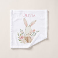 Personalised Bunny Rabbit Floral
