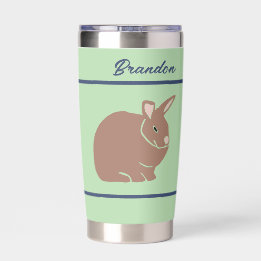 Personalised Bunny Rabbit  Insulated Tumbler