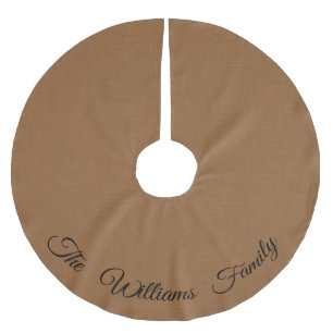 Personalised Burlap Tree Skirt
